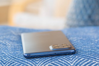 Lone mic pinhole up top - Samsung Galaxy M53 review