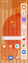 Edge panels - Samsung Galaxy M53 review