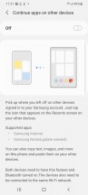Continue apps on other devices - Samsung Galaxy S21 FE 5g review
