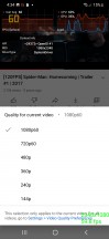 Display refresh rate following video fps while streaming - Samsung Galaxy S22+ review