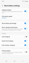 Battery charging limiters and options - Samsung Galaxy S22+ review