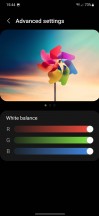Color settings - Samsung Galaxy S22 review