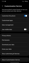 Privacy Dashboard - Samsung Galaxy S22 review