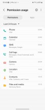 Privacy Dashboard - Samsung Galaxy Z Flip4 review
