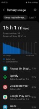 Battery life snapshots - Samsung Galaxy Z Fold3 long-term review
