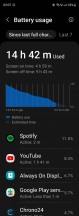 Battery life snapshots - Samsung Galaxy Z Fold3 long-term review