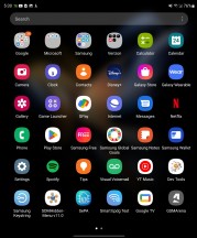 Main app drawer - Samsung Galaxy Z Fold4 review