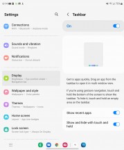 Taskbar - Samsung Galaxy Z Fold4 review