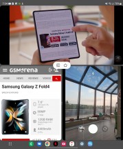 Triple-window multitasking - Samsung Galaxy Z Fold4 review