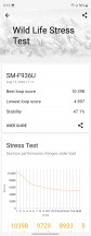3DMark Wild life stress test (folded) - Samsung Galaxy Z Fold4 review