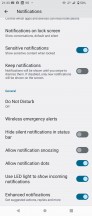 Notification settings - Sony Xperia 1 IV review