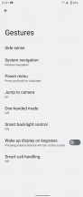 Gesture settings - Sony Xperia 10 IV review