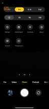 Camera menus - Xiaomi 12 Lite review