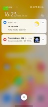 Home screen, notification shade, Control center - Xiaomi 12 Lite review