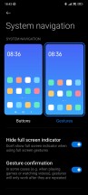 Gesture navigation settings - Xiaomi 12 Pro long-term review