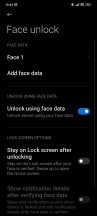 Biometrics settings - Xiaomi 12 Pro long-term review