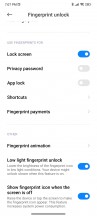 Fingerprint settings - Xiaomi 12 Pro review