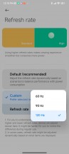 Display settings - Xiaomi 12S Ultra review