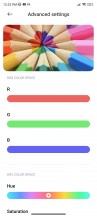 تنظیمات رنگ - بررسی Xiaomi 12T Pro
