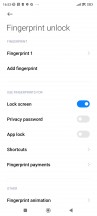 Fingerprint settings - Xiaomi 12T review