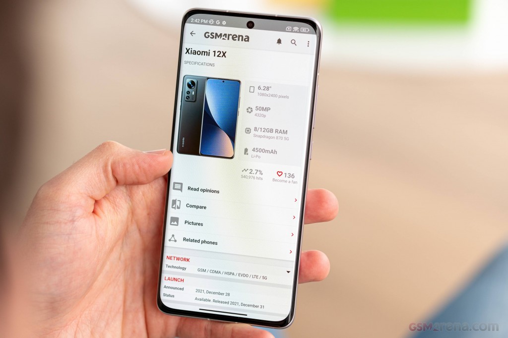 Xiaomi 12x фото