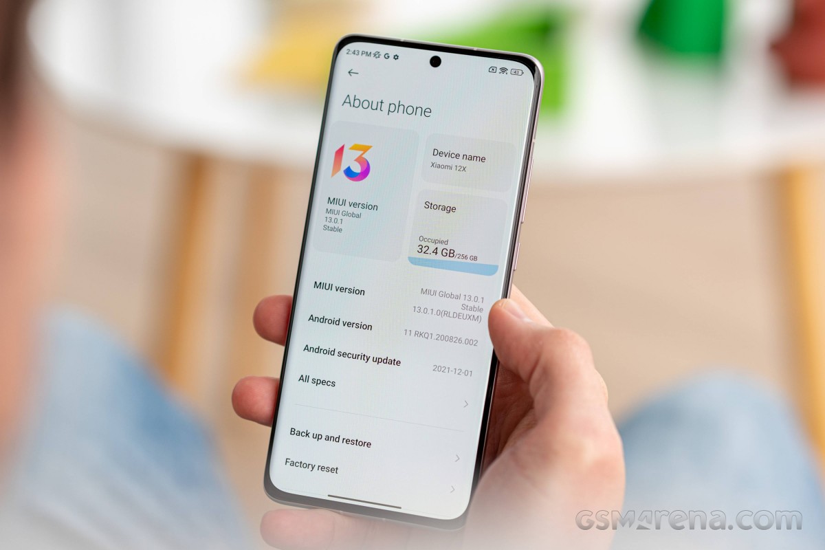 Xiaomi 12X: specs, benchmarks, and user reviews