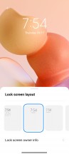 Lockscreen clock style - Xiaomi 12X review
