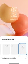 Lockscreen clock style - Xiaomi 12X review