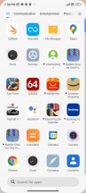 App drawer - Xiaomi 12X review