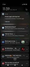 New notification and control center interface - Xiaomi Black Shark 5 Pro review