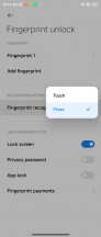 Fingerprint settings - Xiaomi Mix Fold 2 review