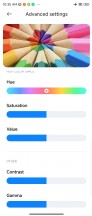 Color settings - Xiaomi Mix Fold 2 review