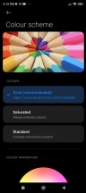 Color modes - Xiaomi Poco M4 5G review