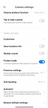 Additional camera settings - Xiaomi Poco M5 review