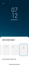 Lockscreen clock style - Xiaomi Redmi Note 11 Pro 5G review