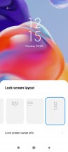 Lockscreen clock style - Xiaomi Redmi Note 11 Pro Plus 5G review