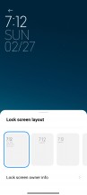 Lockscreen clock style - Xiaomi Redmi Note 11 Pro review