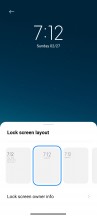 Lockscreen clock style - Xiaomi Redmi Note 11 Pro review