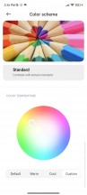 Display settings - brightness and colors - Xiaomi Redmi Note 11 review