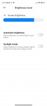 Display settings - brightness and colors - Xiaomi Redmi Note 11 review