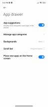 App drawer - Xiaomi Redmi Note 11 review