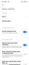 Face unlock - Xiaomi Redmi Note 11S 5G review