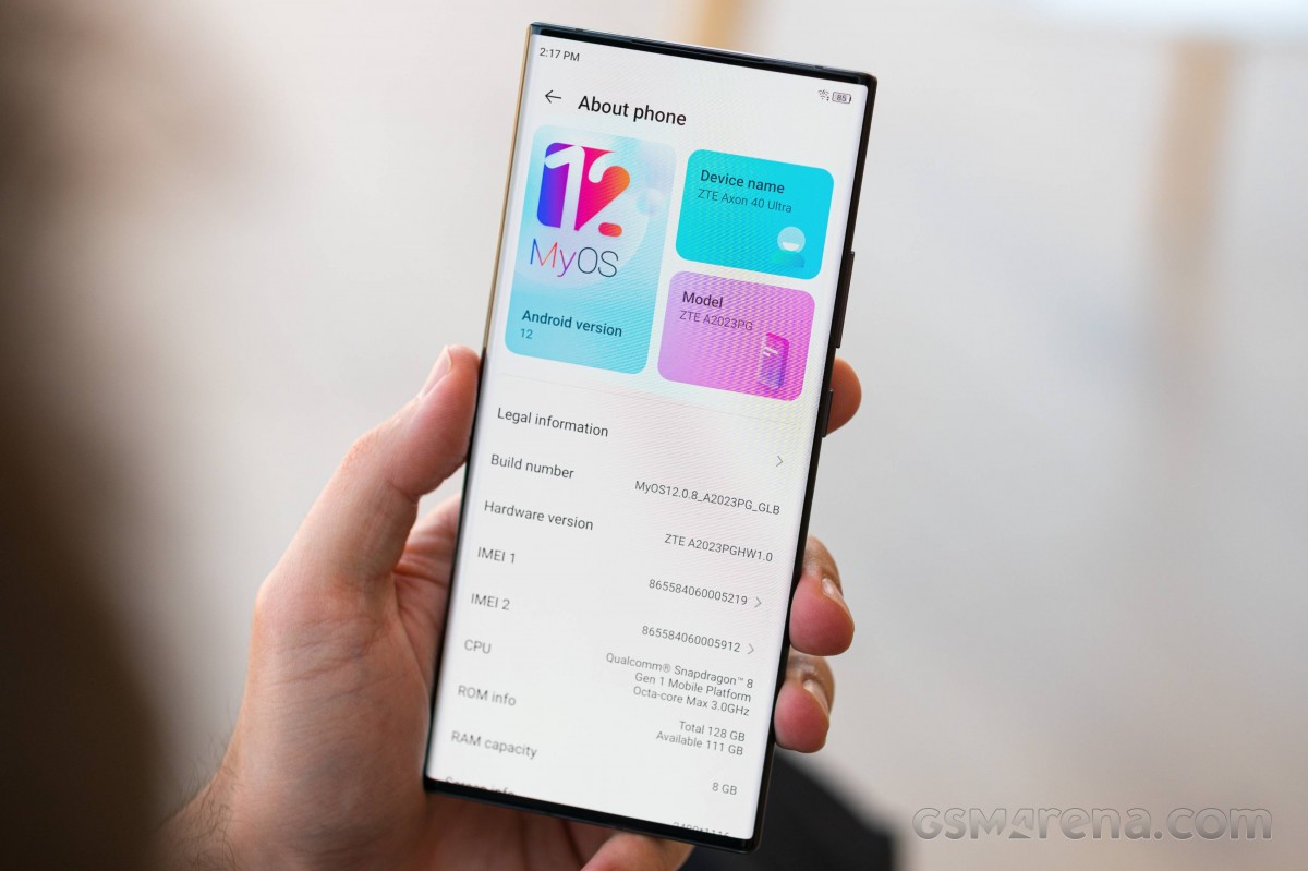 ZTE Axon 40 Ultra in for review - GSMArena.com news