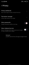 Privacy settings and dashboard - Zte Nubia Red Magic 7 Pro review