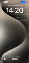 Lockscreen and customization - Apple iPhone 15 Pro Max review