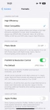 گزینه های دوربین - بررسی Apple iPhone 15 Pro Max