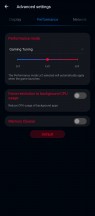 تنظیم عملکرد - بررسی Asus ROG Phone 7 Ultimate