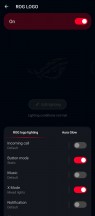 Lighting control - Asus ROG Phone 7 review