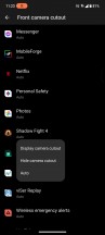 Display positioning behavior - Asus ROG Phone 8 Pro review