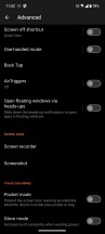 Advanced settings menu - Asus ROG Phone 8 Pro review